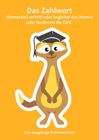 Des neugierige Erdmännchen - Zahlwort